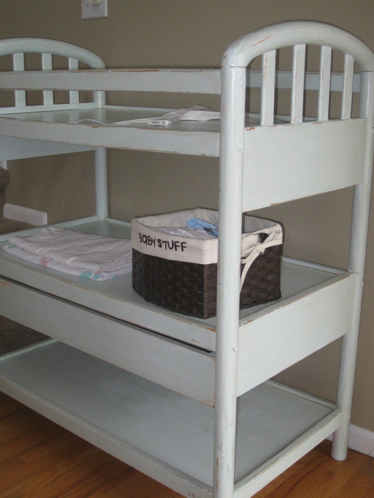 Oma Socks Baby Dresser and Changing Table Redo