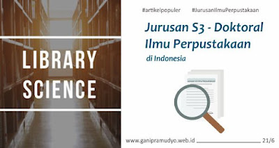 Jurusan S3 Ilmu Perpustakaan dan Informasi di Indonesia
