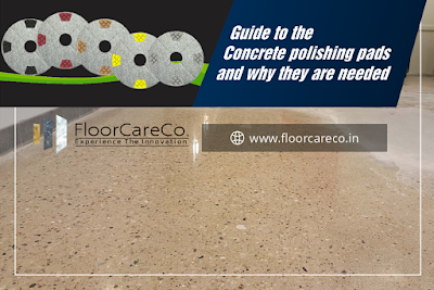 Concrete polishing pads