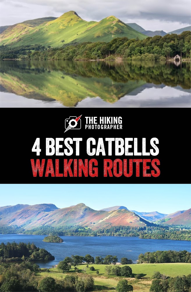 Catbells walking routes cat bells keswick map route best