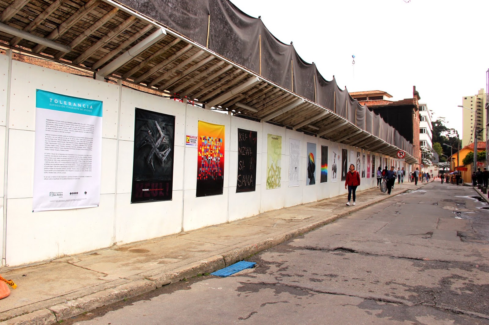 Tolerance Poster Show at University of the Andes in Bogotá, Colombia