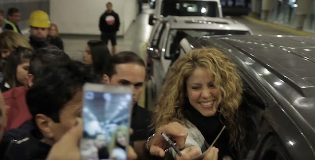  Así fue la llegada de  Shakira a Argentina