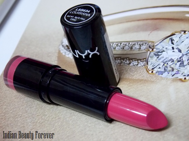 Nyx Round Lipstick Louisiana Review, swatches, price