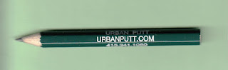Urban Putt pencil from Kevin Moseley October 2017