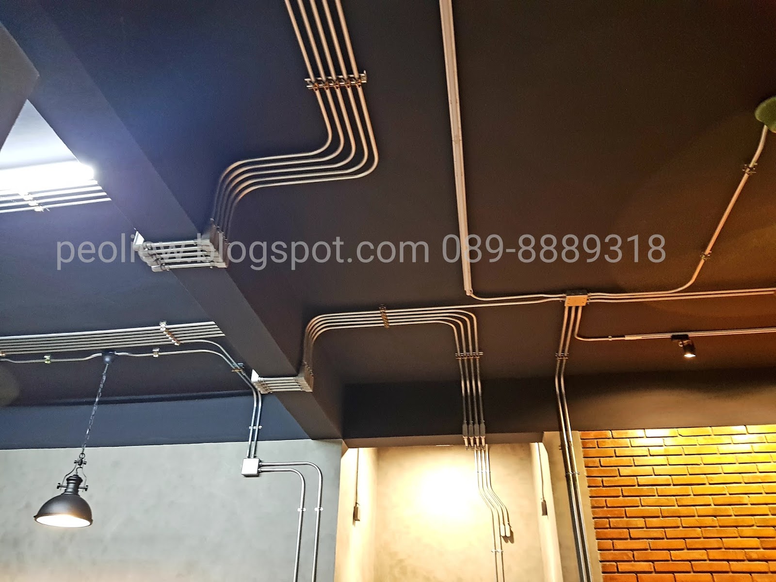 ร บเหมาเด นไฟฟ า บ าน อาคาร เด นระบบ เข าต ผลงานไฟฟ าเด นด วยท อ เหล ก emt แนว loft ฝาง จ งหว ดเช ยงใหม