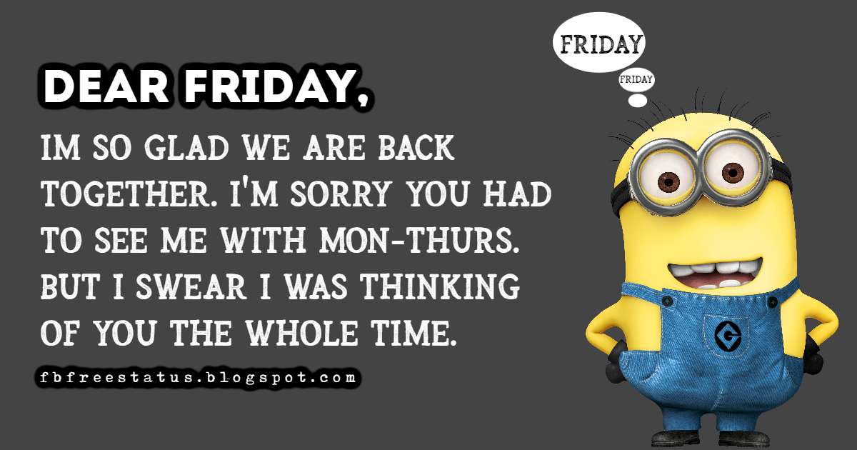 T.G.I.F! Happy & Funny Friday Quotes To Be Happy on Friday ...