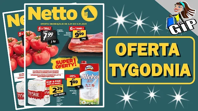 NETTO | Nowa Gazetka od Poniedziałku 04.01.2021 | Oferta Spożywcza