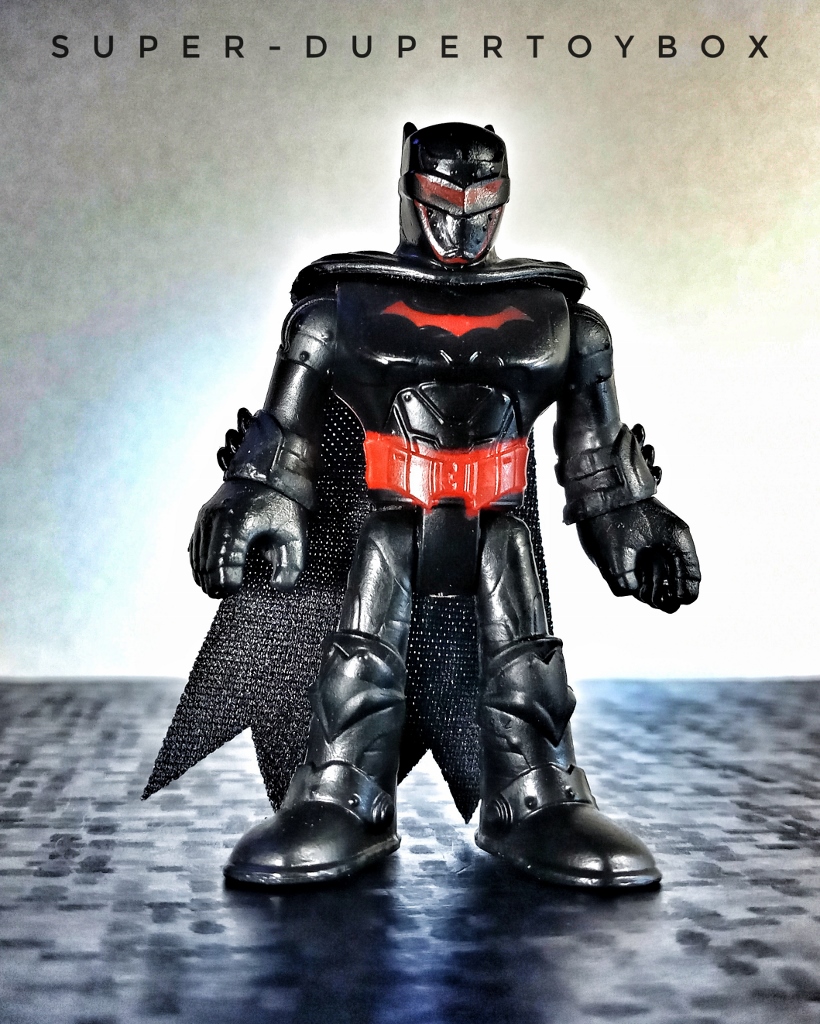 SuperDuperToyBox Imaginext Batwing and Apokolips Armor Batman (BatTech)