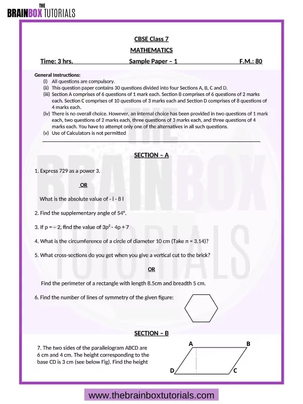 cbse-class-7-mathematics-sample-paper