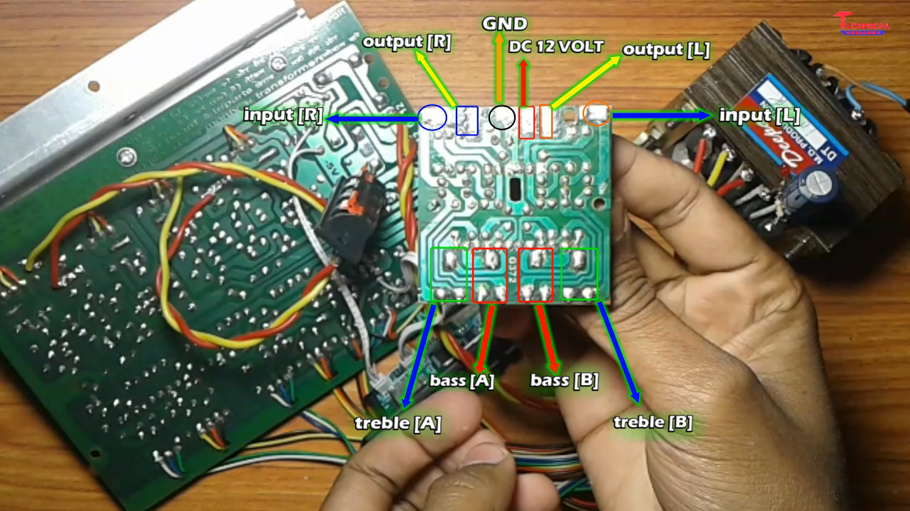 How to increase bass on 2n3055 transistor amplifier board.
