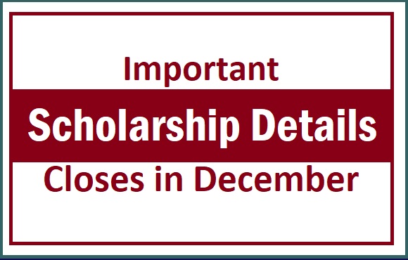 Scholarship Details for December