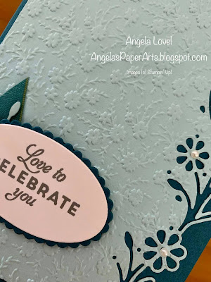 Angela Lovel, Angela's PaperArts: Stampin' Up! Ornate floral birthday card