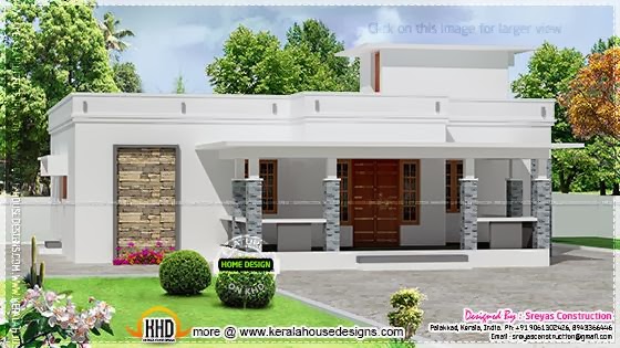 Small Kerala house elevation