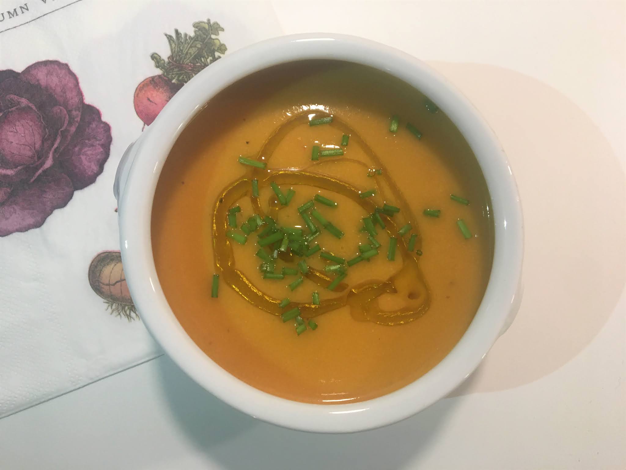 The VegHog Crown prince squash soup