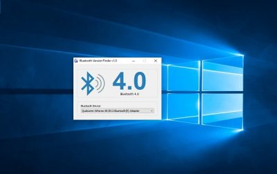 проверьте версию Bluetooth в Windows 10