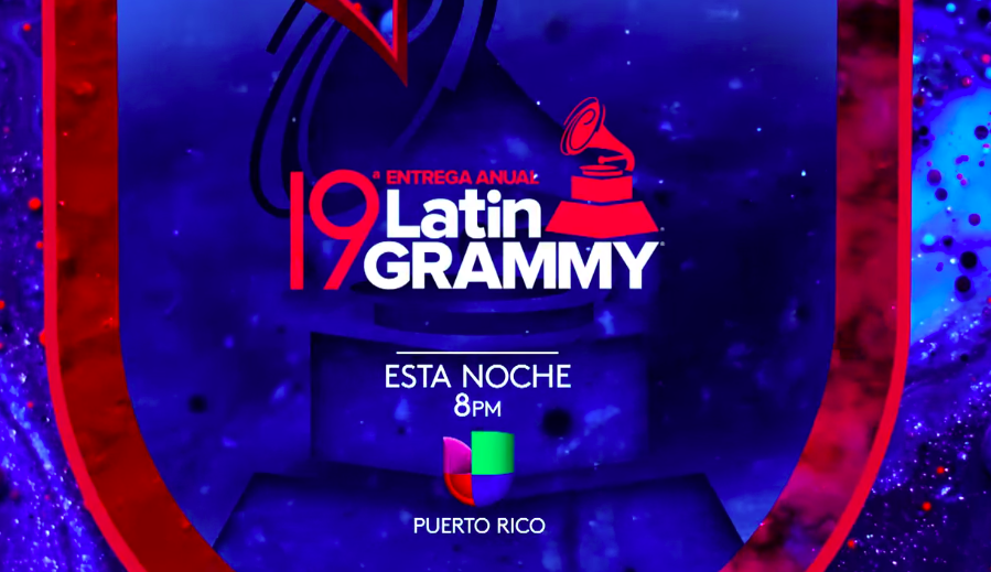 Noche de los Premios "Latin Grammy" en Univisión TVboricuaUSA