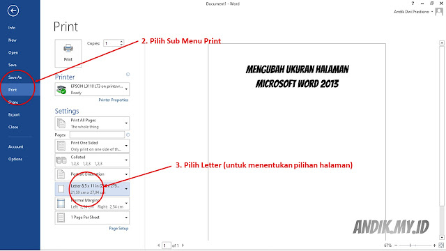 ukuran halaman, ukuran kertas, tutorial, microsoft office, microsoft word