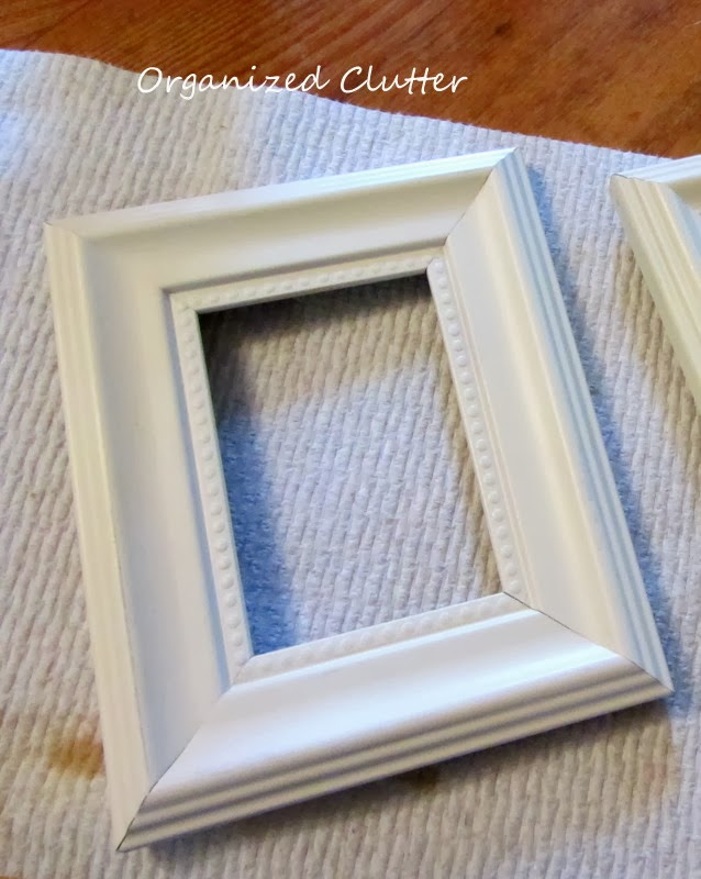 A "RePurposed" Christmas Tree Frames and Buttons Organized Clutter