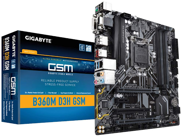 GIGABYTE B360M D3H GSM Motherboard