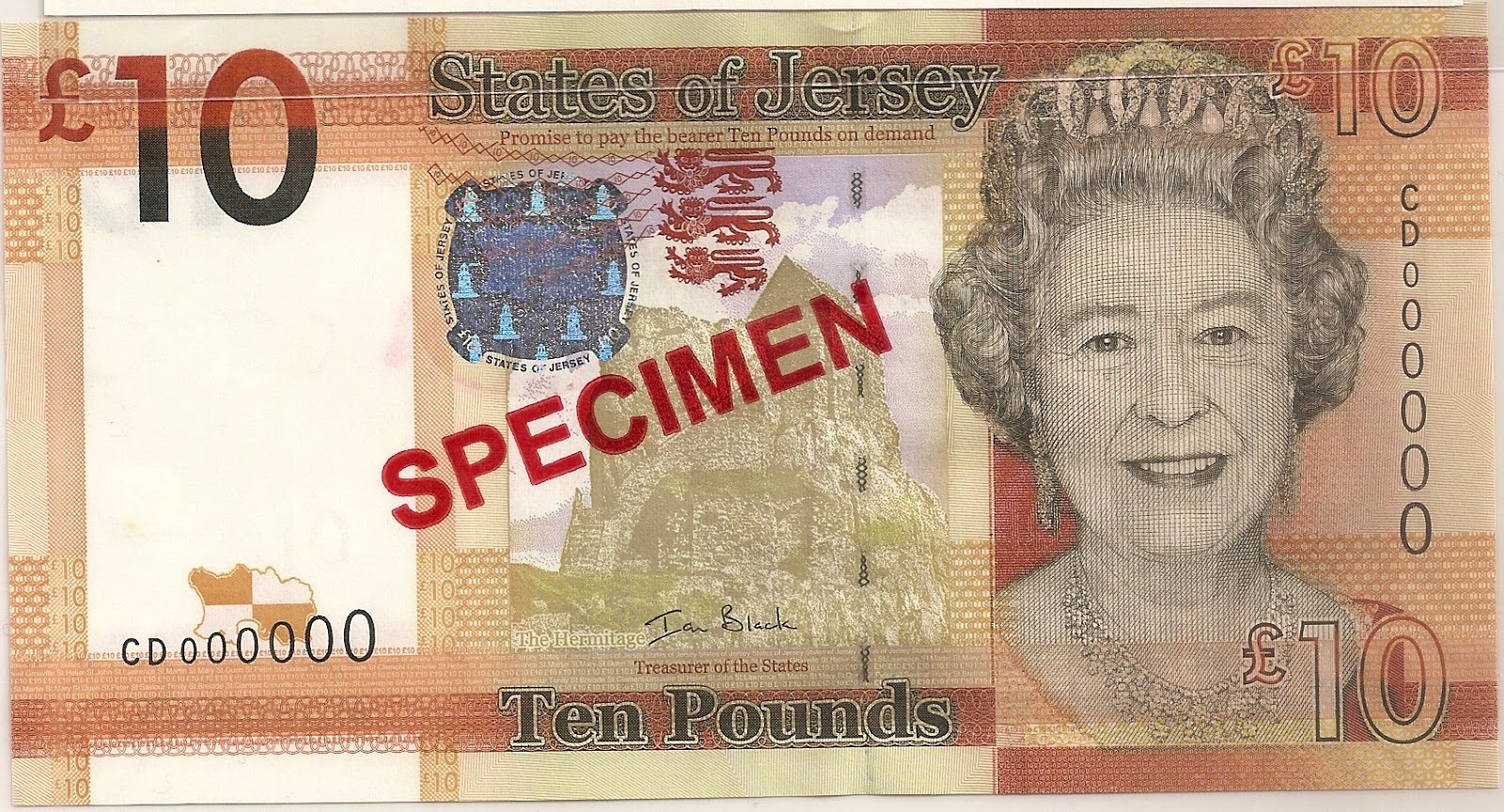 coins and more 208) Specimen Pound Banknotes from the States of Jersey