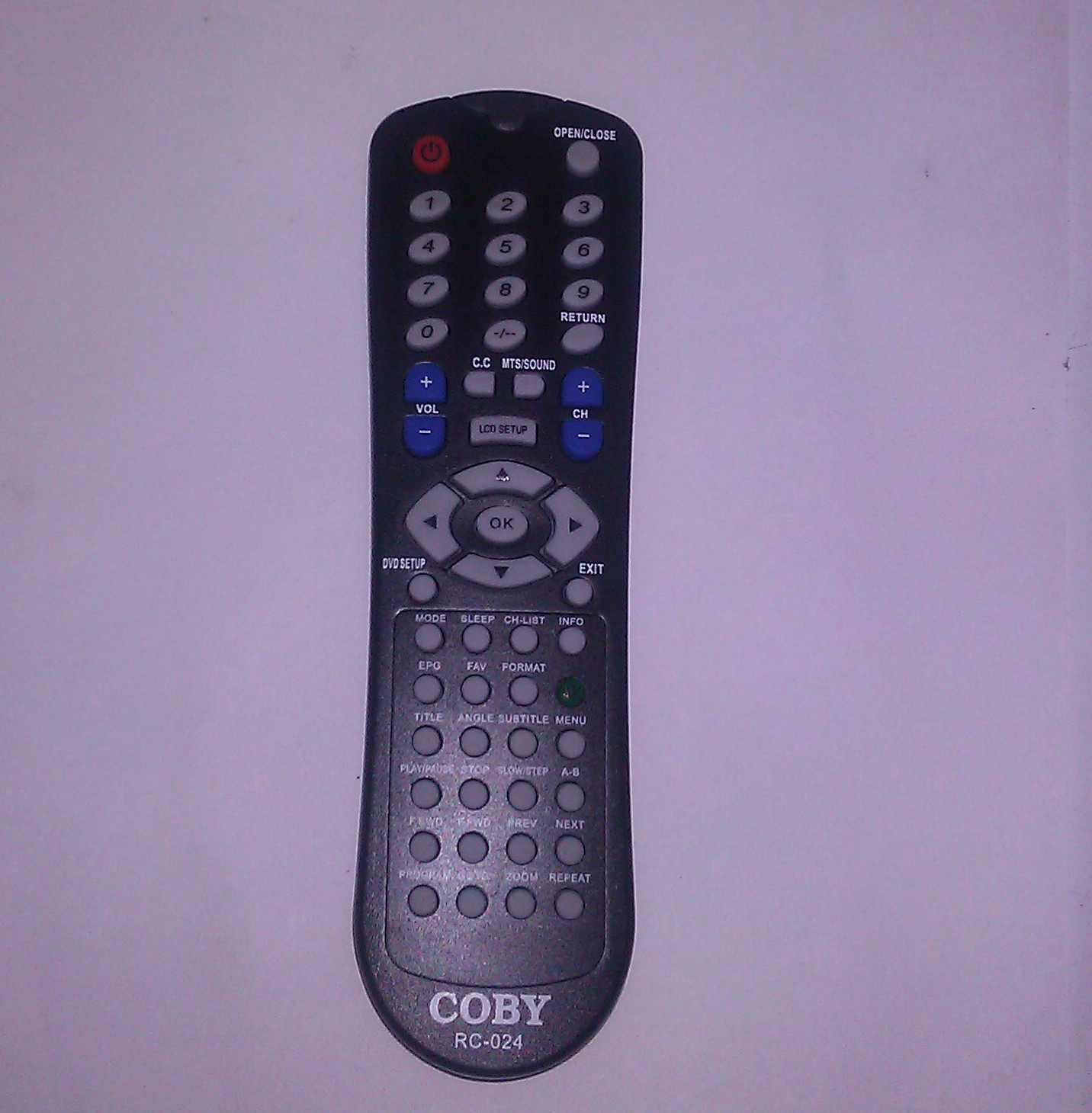 TIPS and TRICK: Coby TF-DVD Remote RC-043