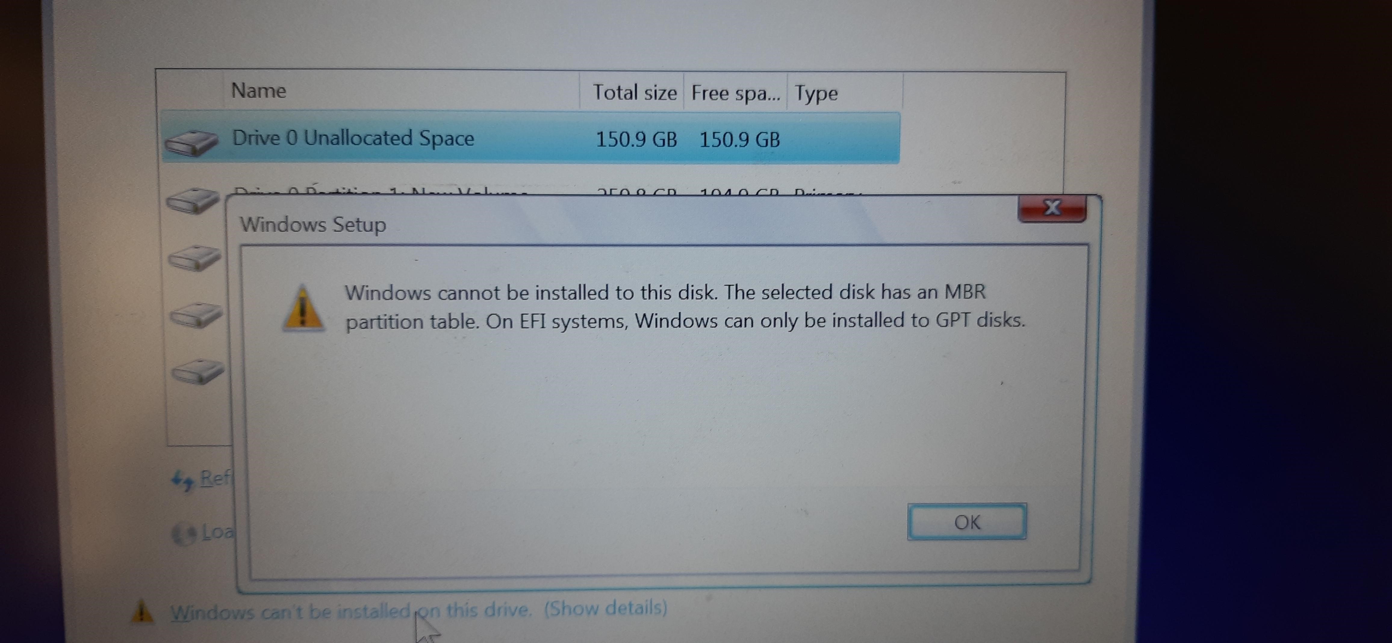 Install Windows 10 Operation System on MBR or GPT Partition without