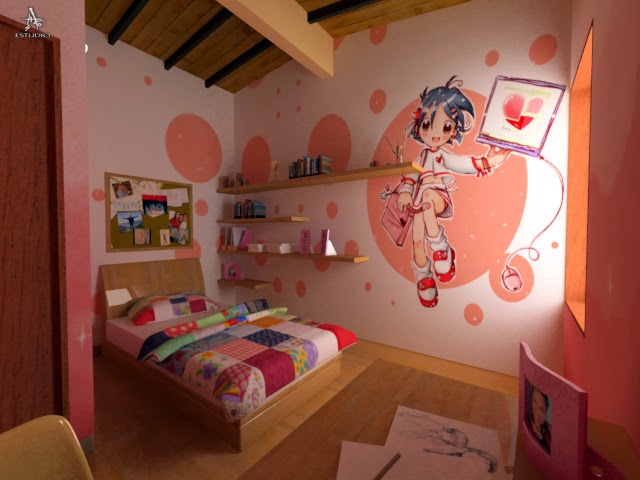 Dormitorios tema anime - Ideas para decorar dormitorios