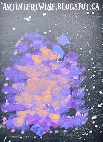 outerspace art activity for kids nebula paintings
