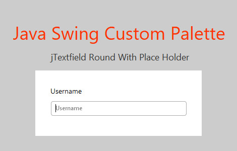 Java Swing Insets | Decoration Examples