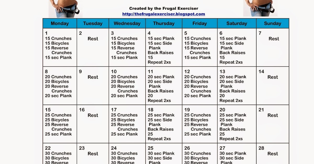 The 30 Day Ab Challenge For Beginners