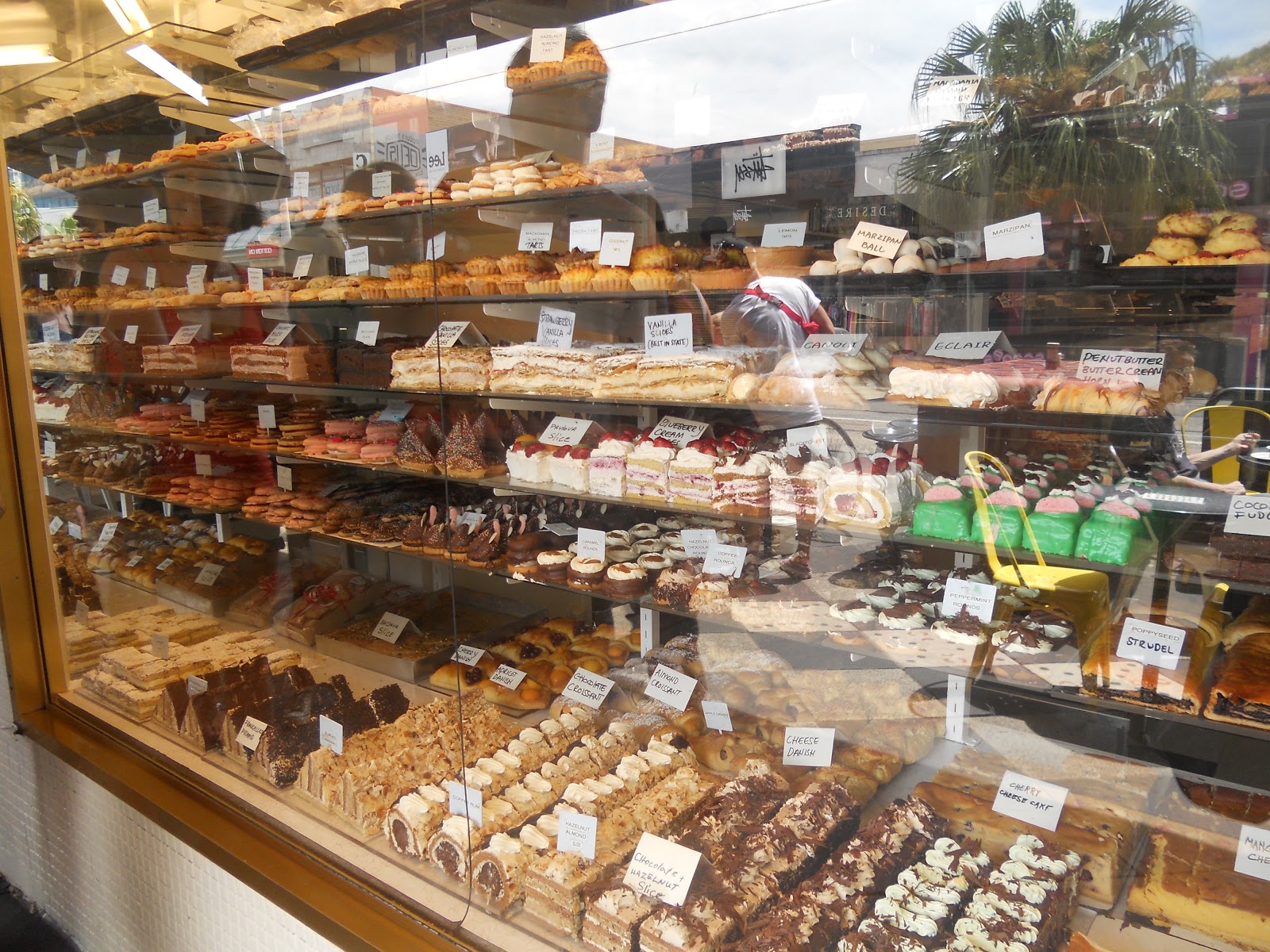 A la mode frangourou Food in Melbourne Acland Street cakes