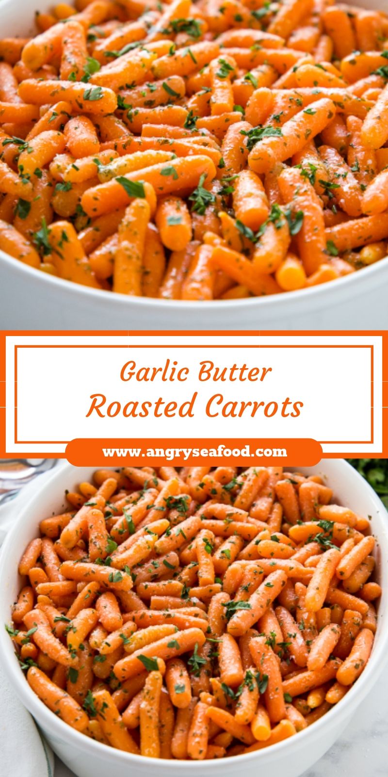 Garlic Butter Roasted Carrots Garlic Butter Roasted Carrots