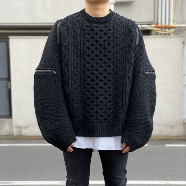 新品 soloist ソロイスト バルーンフェアアイルニット セーター 46