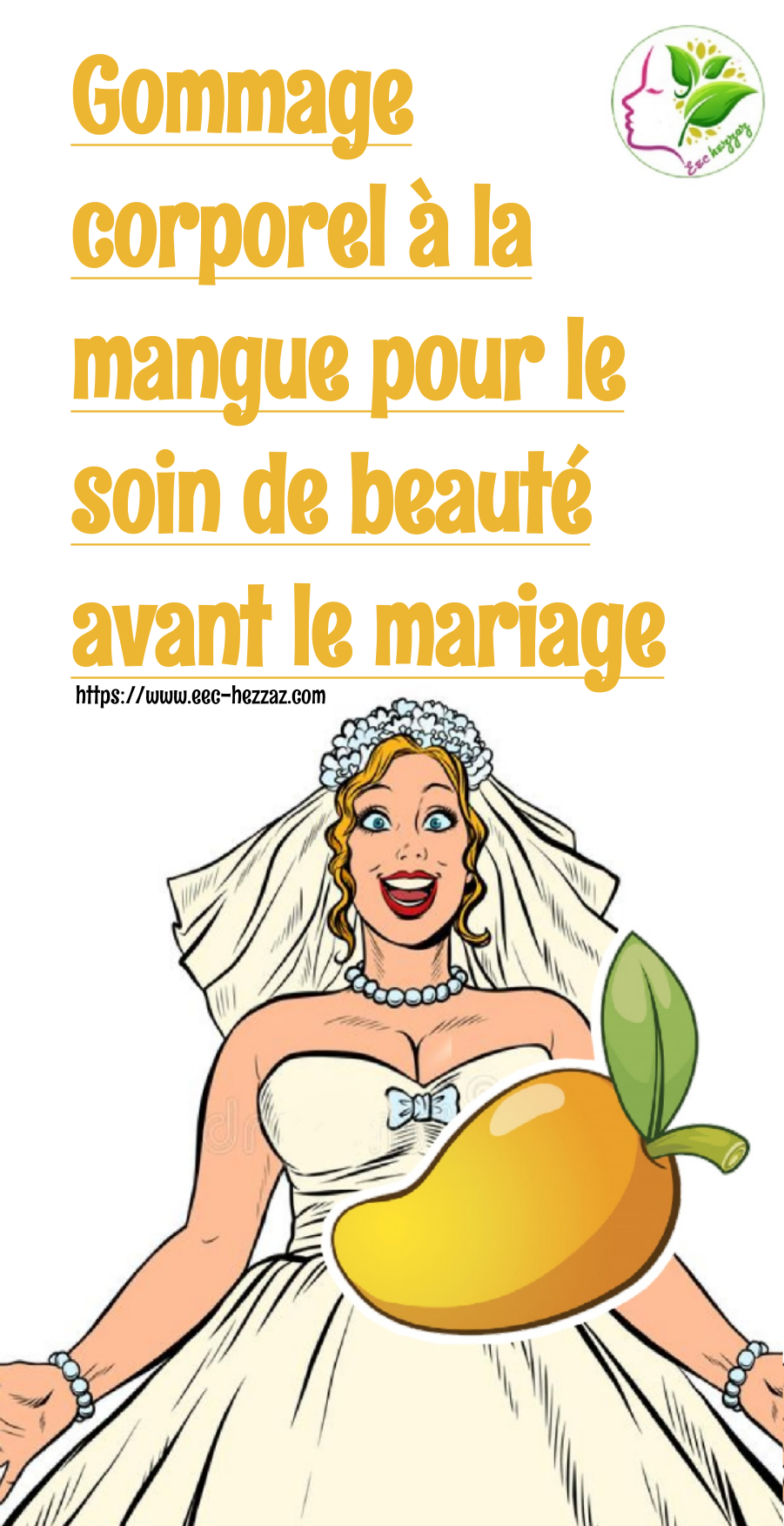 Gommage corporel à la mangue pour le soin de beauté avant le mariage