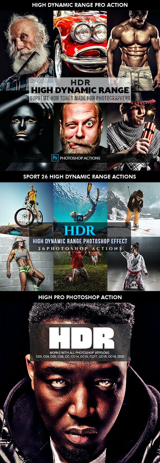 HDR Bundle - Photoshop Actions 27196533 2 HDR Bundle Photoshop Actions 27196533