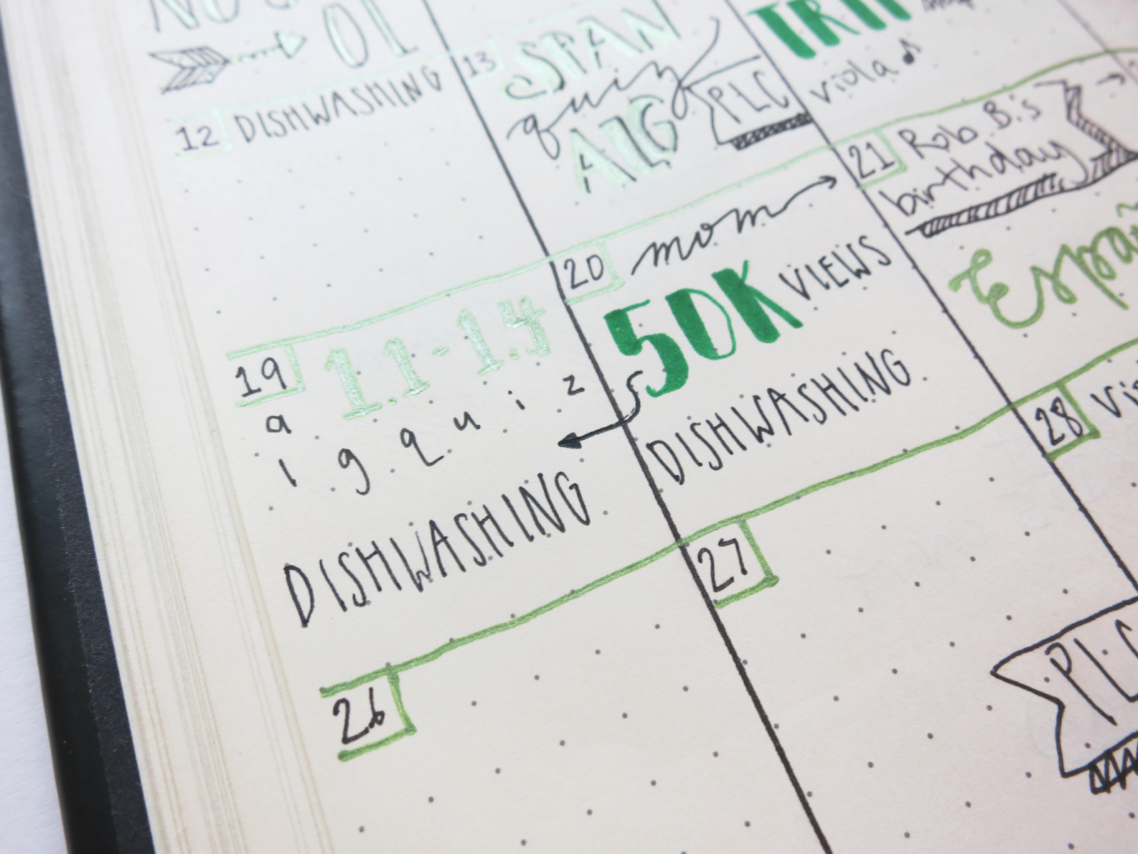 work schedule bullet journal work schedule bullet journal
