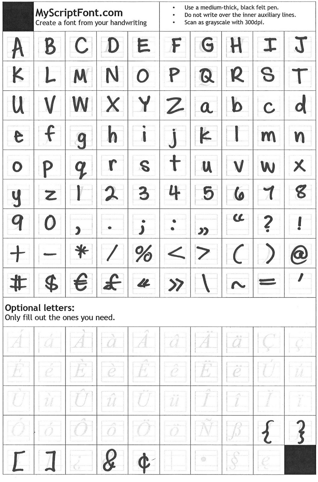 Teaching Isn't So Bad: How to Make Your Own Font (For Free in About Ten