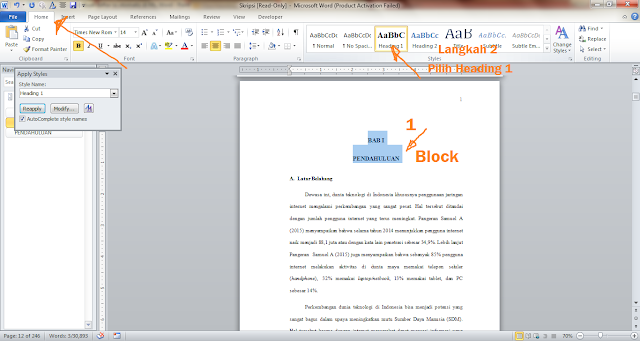 Contoh Skripsi Word Contoh Soal Dan