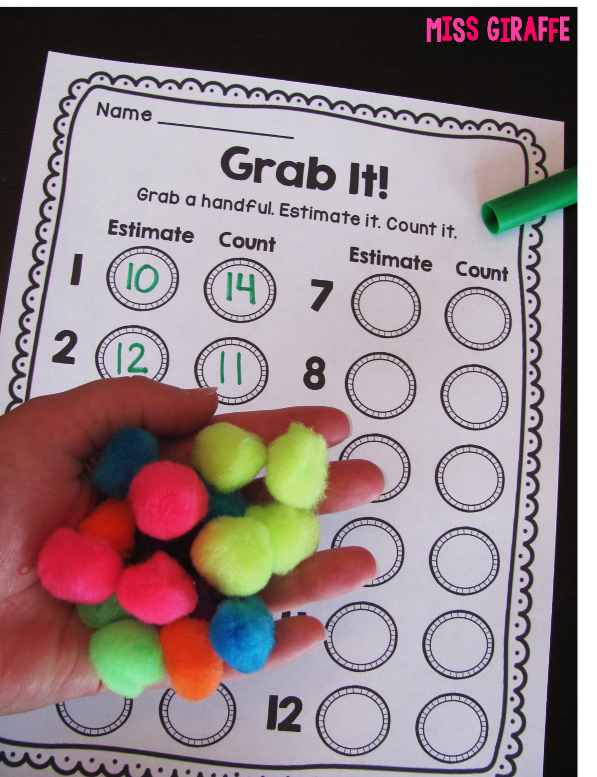 Miss Giraffe's Class: Building Number Sense in First Grade