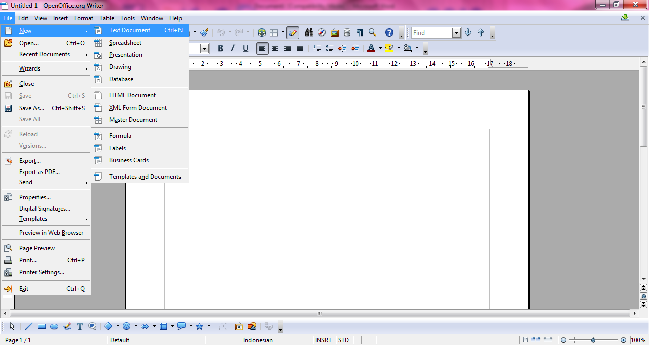 Ester Blog's Langkah Membuat Envelope menggunakan OpenOffice Writer