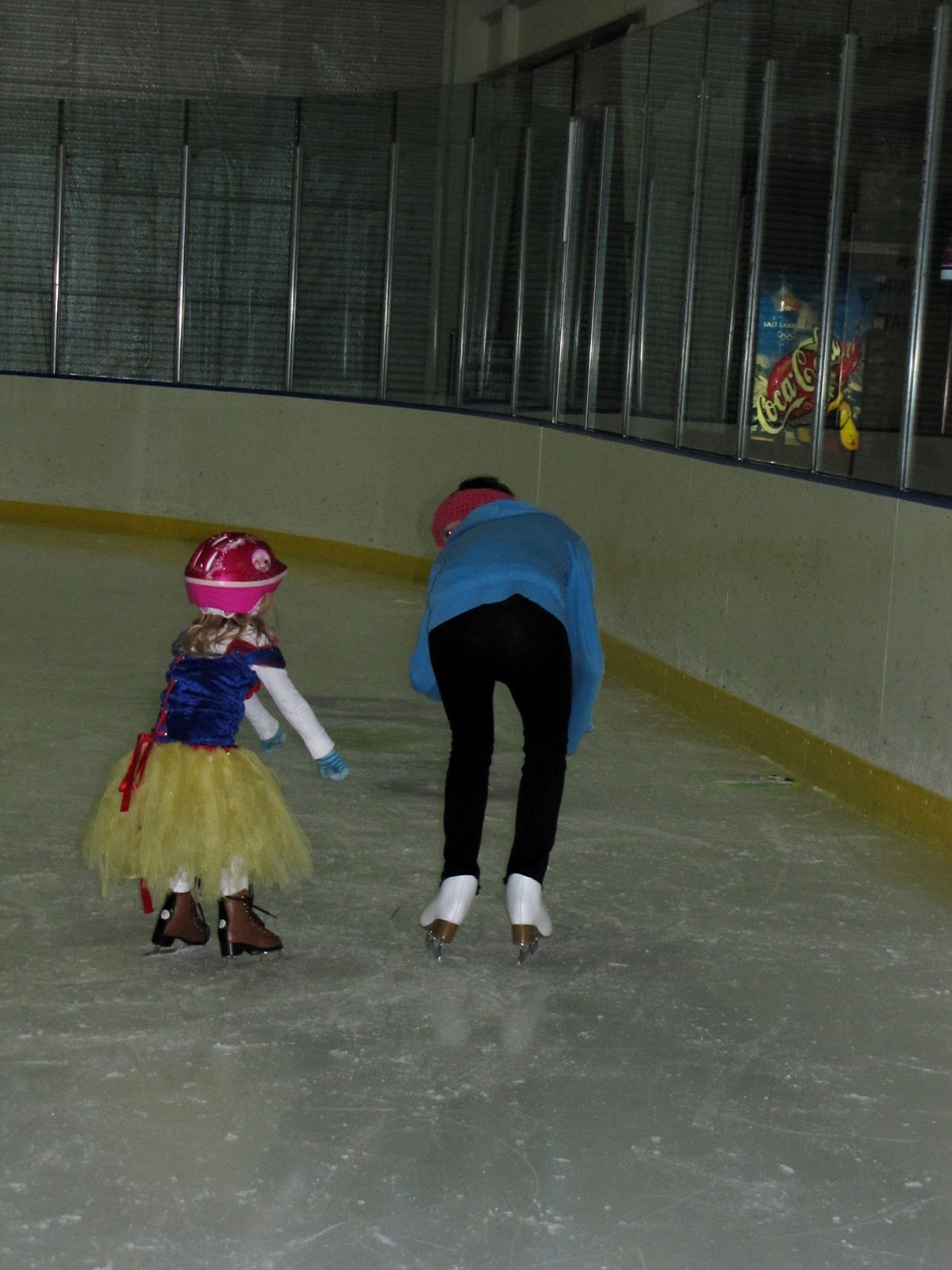 The Buell Family Dress up Ice Skating Class