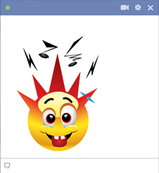 Punker Facebook Emoticon