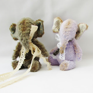 Cuthbert and Ellie Artist Elephant Bears. Cuthbert and Ellie Artist Elephant Bears.