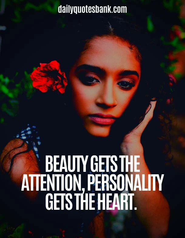 Personality Quotes About Beauty Of Girl and Woman