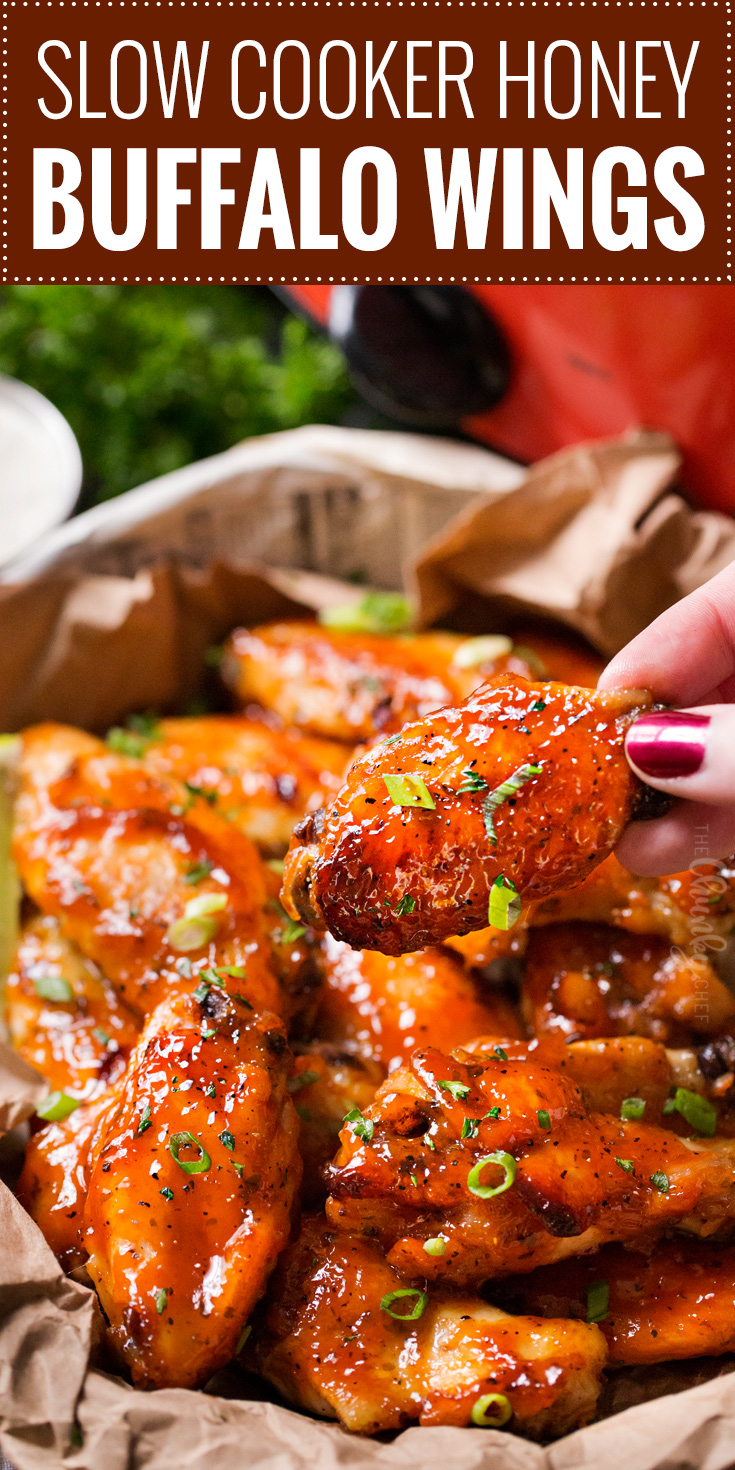 SLOW COOKER HONEY BUFFALO WINGS Food Recipes
