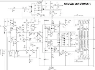 Crown xti4000 schematic download