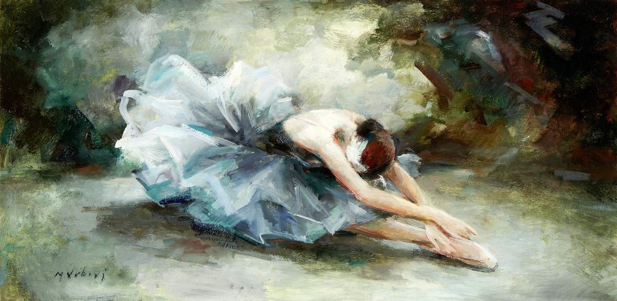 "Ballet Dancers" by Miloslava Vrbova-Stefkova "Ballet Dancers" by Miloslava Vrbova-Stefkova