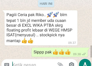 Portofolio Rikopedia dan testimoni member