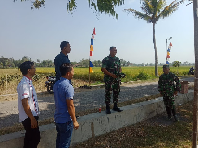 Dandim Klaten Turun Langsung Cek Kesiapan Lapangan Upacara Pembukaan TMMD Reg 105