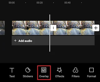 open the overlay menu